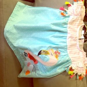 Boutique flamingo sundress or top